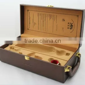 Factory Custom-make Luxury Leather Wine Box thumbnail-2