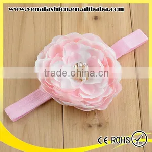 Children Pearls Korean Lily Flower Baby Headband thumbnail-2