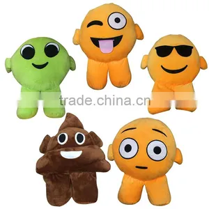 Wholesale Custom Kid New Design Emoji Cartoon Charater Plush Stuff Toys thumbnail-1