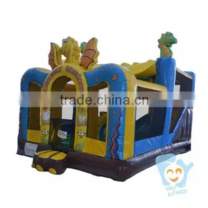 Cheap 0.55mm Pvc Tarpaulin Commercial Inflatable Bouncer for Sale thumbnail-6