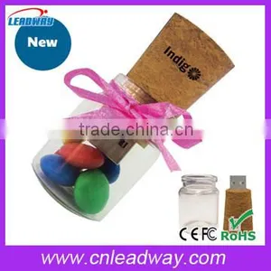 Could Put Anything You Want Inside Bottle Usb,best Quality Glass Bottle Usb Flash Stick,full Capacity Cork Usb thumbnail-1