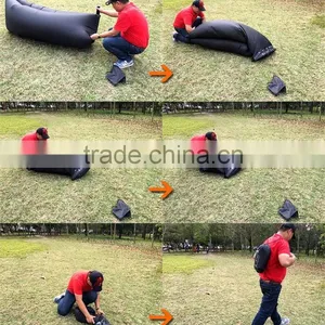 Hot Sale Summer Compression Sleeping Air Bag/Laybag Inflatable Sofa thumbnail-3