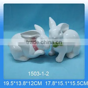 Handmade Home Decor Ceramic Rabbit Decoration,ceramic Rabbit Figurine,ceramic Rabbit Statue thumbnail-3
