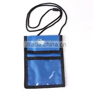 Travel Polyester Neck Pouch Passport Holder thumbnail-1
