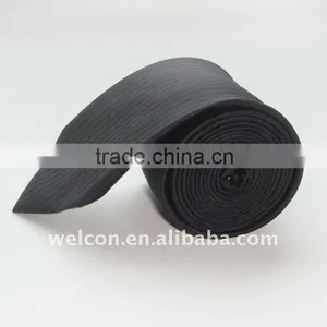 Black Woven Men Fashion Silk Tie thumbnail-1