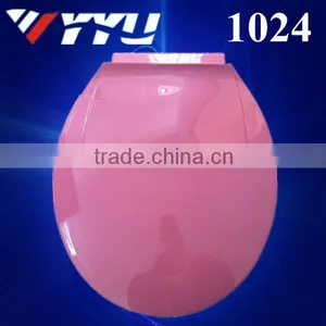 1024 Purple Plastic Round wc Chaozhou Toilet Cover thumbnail-1