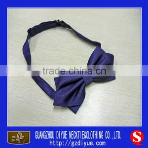 100% Purple Silk Bow Ties thumbnail-1
