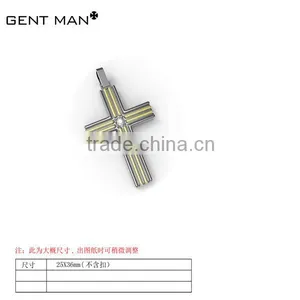 High Quality Mens Gold Cross Pendants thumbnail-2