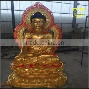 Maitreya Buddha Casting Bronze Statue of the Temple of the Temple Worship Buddha Sculpture thumbnail-6