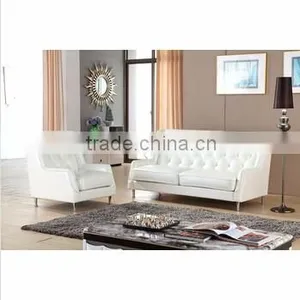 High Quality Leather Chesterfield Sofa Set, Classic Sofa thumbnail-1