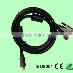High Speed HDMI to DVI Cable DVI 24+1 With Triple Shield For Video Transmission thumbnail-2