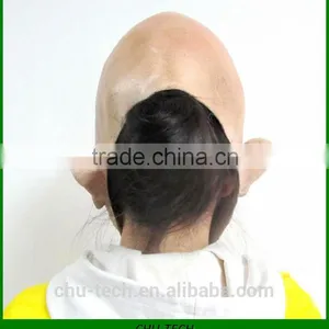 Halloween Mask Silicone 360 Full Face One Eye Without Hair Airsoft Khaki Grimace thumbnail-4