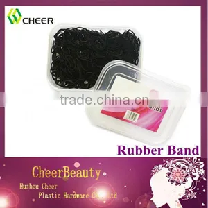 Box Package Black Hair Rubber Band RB040 thumbnail-1
