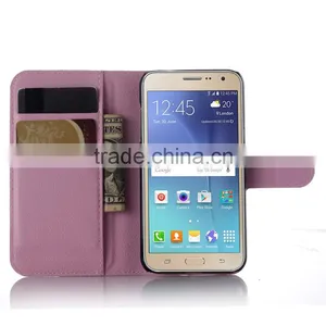 Wholesale Folio Stand Case for Samsung GALAXY J3 PU Leather Flip Cover With Wallet thumbnail-5