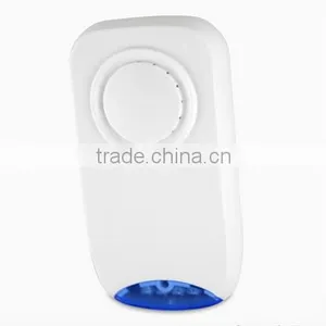 Working With Alarm System Flashing Indoor Soren Battery Operated Wireless Remote Siren LB-W09 thumbnail-3
