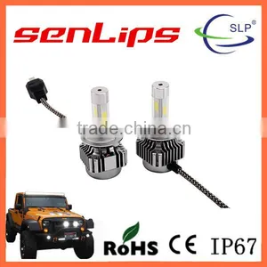 12-24V 360 Degrees H4 COB CHIP Led 4P Headlight for All Vehicles thumbnail-1