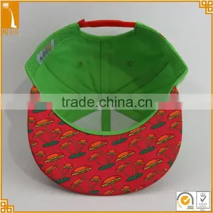 2016 New 6 Panels Flat Printed Brim Custom Snapback Baseball Caps thumbnail-4