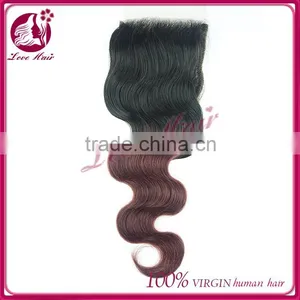 Wholesale Human Hair Body Wave Lace Full Closure Braziian Virgin Hair Top Closure Body Wave thumbnail-2