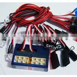 12 LED Flashing Smart LED Light System 2CH 4.8-6V For 1/10 RC Car Truck Tank thumbnail-1