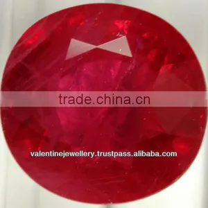 Synthetic Ruby Small Round Ruby Stones, Faceted Good Polishing Synthetic Ruby Stone, Synthetic Round Brilliant Classical Ruby St thumbnail-1
