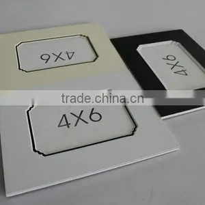 Promotional Gift Outer Size 6*8" Inner Cut 4x6" Wholesale Black Paper Frame thumbnail-5