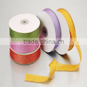Wholesale Christmas Ribbon, Celebrate it Ribbon, Box Packaging Decorative Rainbow Metallic Colored Ribbon thumbnail-1