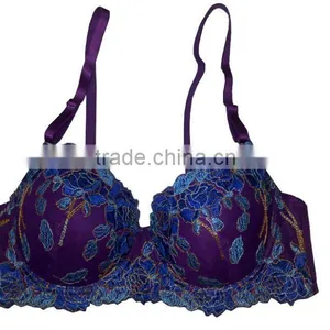 Sexy Embroidery Fashion Bra thumbnail-1