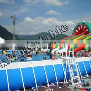 2015 Hot Sale Summer Swimming Above Ground Pvc Frame Pool thumbnail-1