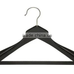 Our HEAD Contoured Wooden Suit Hangers Come With a Non-slip Strip Insert to Prevent Pants From Falling. thumbnail-2