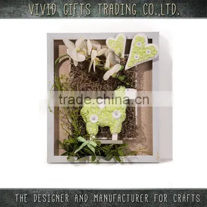 Ceramic Different Animals With Leaf in Hourse Wall Hanging thumbnail-3
