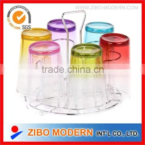 Wholesale Beautiful Colored Drinking Glass Set thumbnail-1