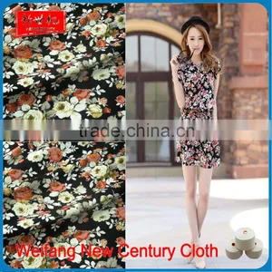 45*45 100*80 54/55" 110-115gsm Reactive Printing / Flat Screen Printing 100 Viscose Print Fabric thumbnail-3