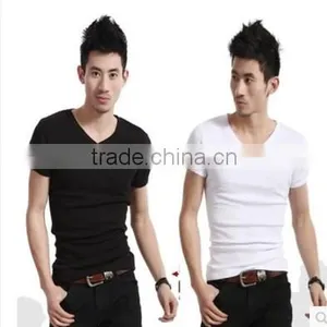 Chinese Factory Bulk Plain White T-shirts Cheap Plain White T-shirts thumbnail-1