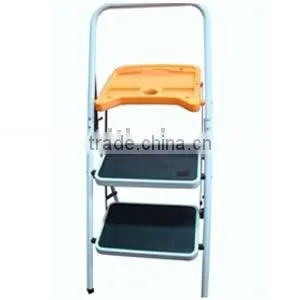 3 Steps Steel Folding Ladder thumbnail-1