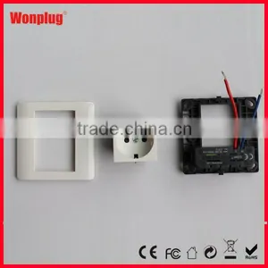 Top Sell Germany USB Wall Socket EU Europe Schuko Socket 2 Usb Ports DC 2A thumbnail-3