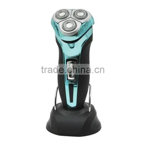 Long Time Charge Men Shaver With Three Individually Floating Rotary Heads thumbnail-5