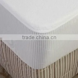 100% Cotton Anti-bacteria and Fitted Waterproof Mattress Tpper thumbnail-1