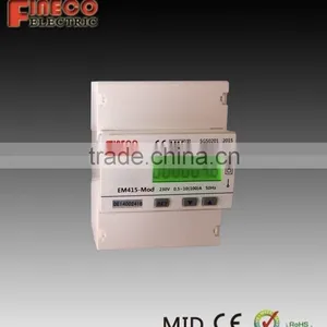 EM415-Mod MID Approved Single Phase Din Rail Kwh Meter Rs485 Digital Energy Meter thumbnail-1