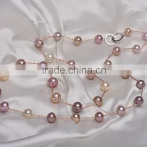 White Color High Luster Beads Necklace for Wedding Jewelry Wholesale thumbnail-1