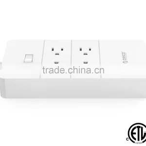 ORICO HPC-4A5U US Plug 4 AC Outlet Power Strip With Usb Port ETL CETL Approved Surge Protect Extension Cord thumbnail-5