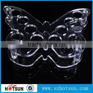 Modern Design Various Styles Acrylic Wine Glass/ Acrylic Wine Display Rack thumbnail-1