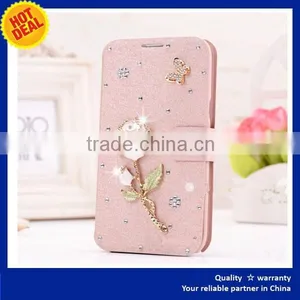 Free Sample Diamond Phone Case Mobile Phone Leather Case thumbnail-2