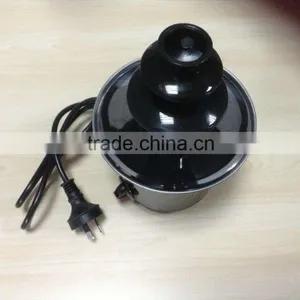New Arrival Mini Home Stainless Steel 3-tiers Cheap 110v/220v Chocolate Fondue Fountain thumbnail-3