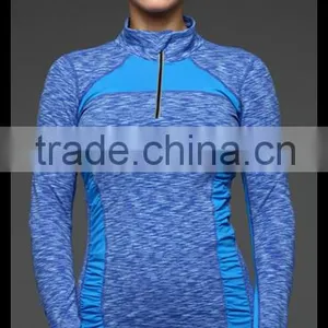 Kiteng 2016 New Design Women's Yoga Coat Fitness Running Sport Hooded Jacket With 1/4 Zipper Office In USAsmall Minimum thumbnail-6