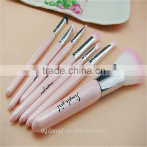 2014 9 Pcs Professional Wood Handle Makeup Brush Set thumbnail-4