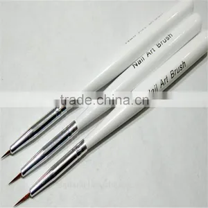 Hot Sell Nylon Hair Nail Polish Brush for Acrylic Nail Art Brush thumbnail-3