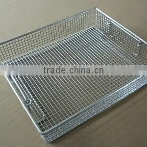 Stainless Steel Wire Basket Fry Basket /cleaning Metal Baskets/drying Wire Basket /rack /medical Instrument Cleaning Baskets thumbnail-2