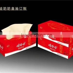 100%non-wood Fiber Unbleached Food Grade Facial Paper/OEM Manufacture thumbnail-1