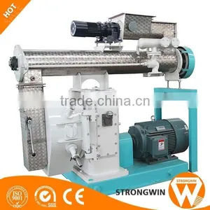 Henan Strongwin Medium Farm 5t/h Sheep Duck Chicken Feed Pellet Machine With Siemens Motor thumbnail-3