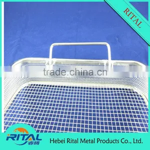 Hot Sale Medical Tools Stainless Steel Mesh Tray Sterilization Basket thumbnail-3